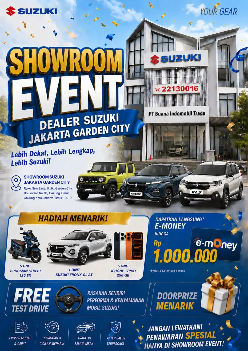 Dealer Resmi Suzuki Trada – Promo & Harga Mobil Suzuki Baru